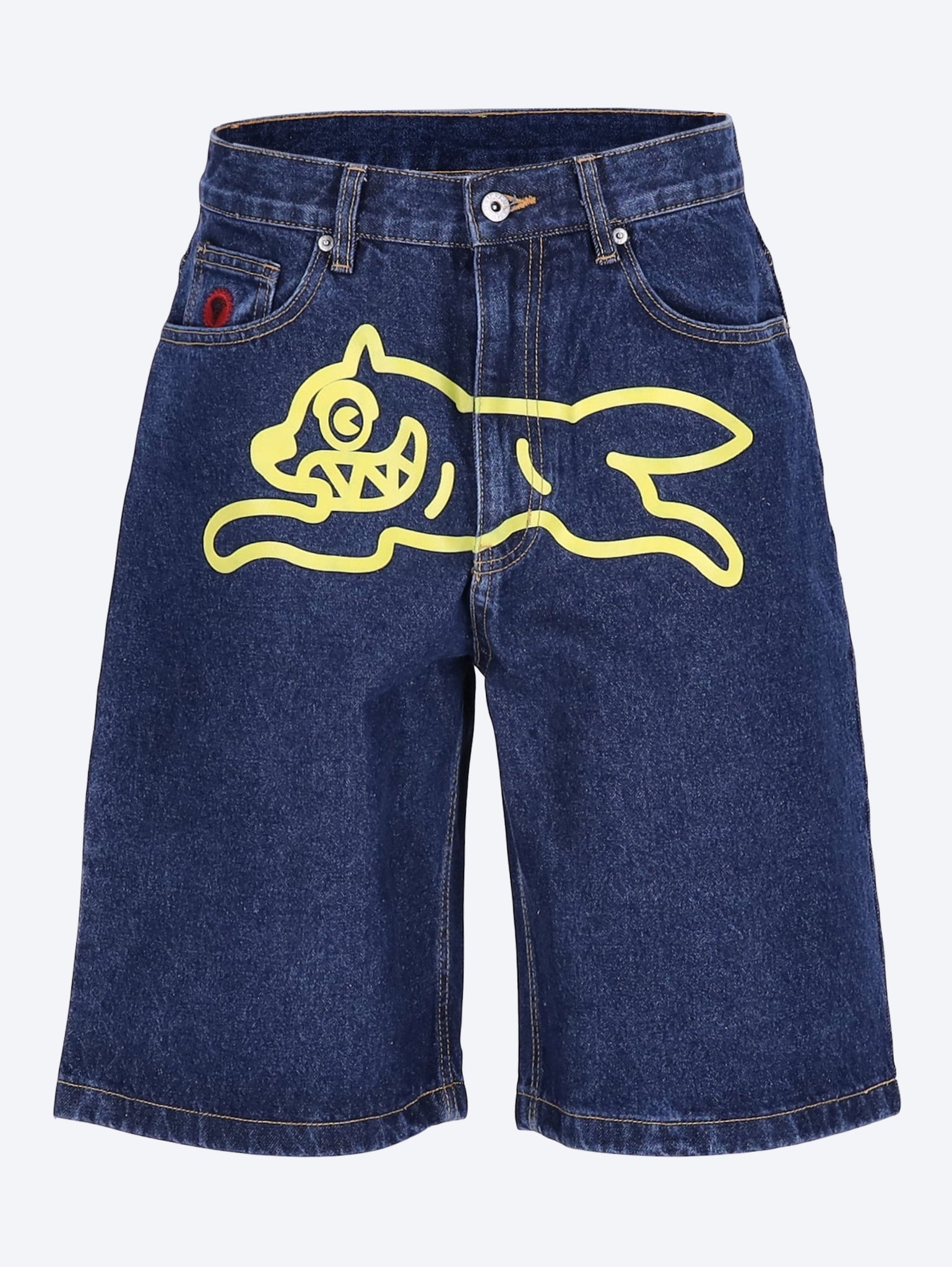 Short en denim de chien coulant 1