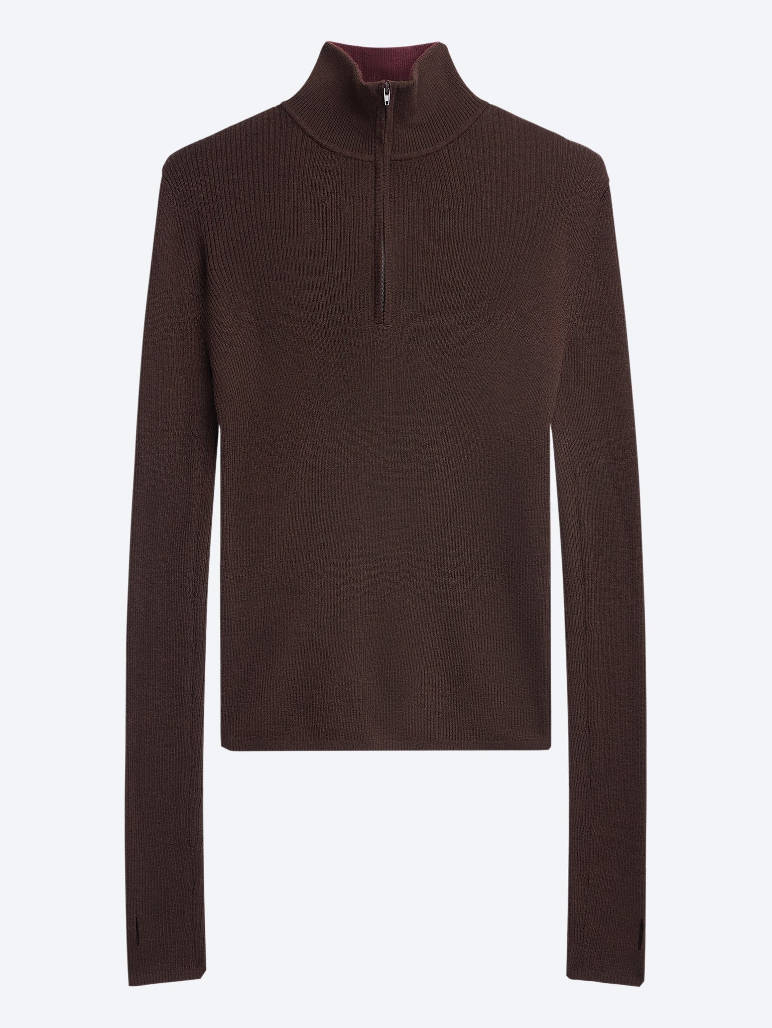 Pull zippé en maille Sade 1