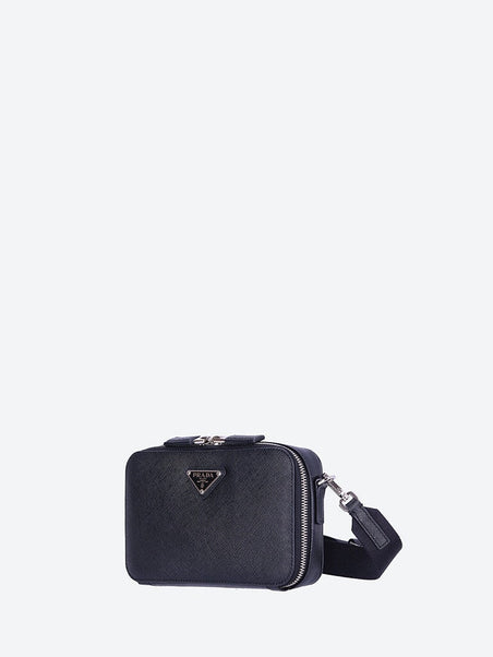 Saffiano travel leather handbag