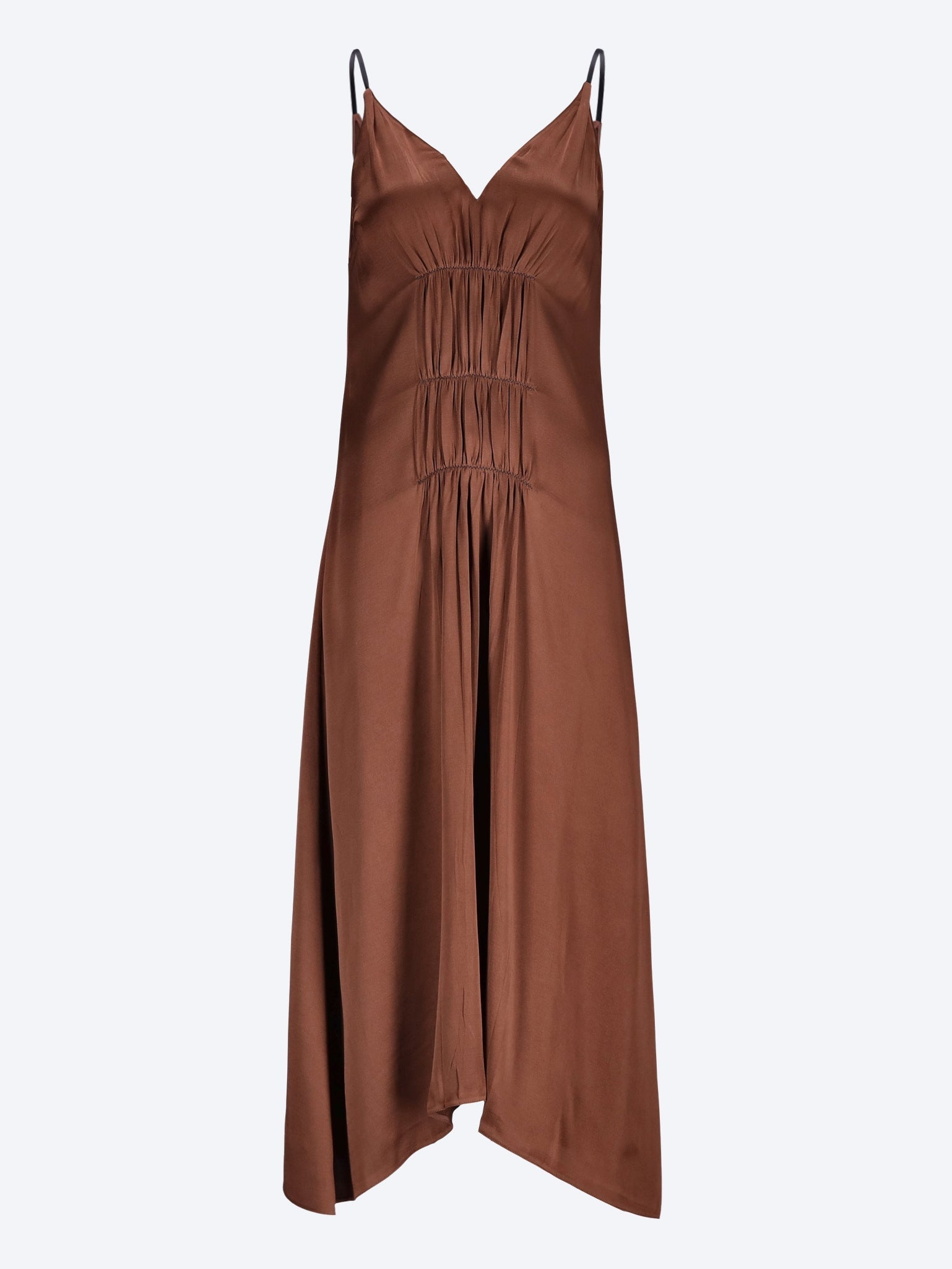 Satin crepe dress 1