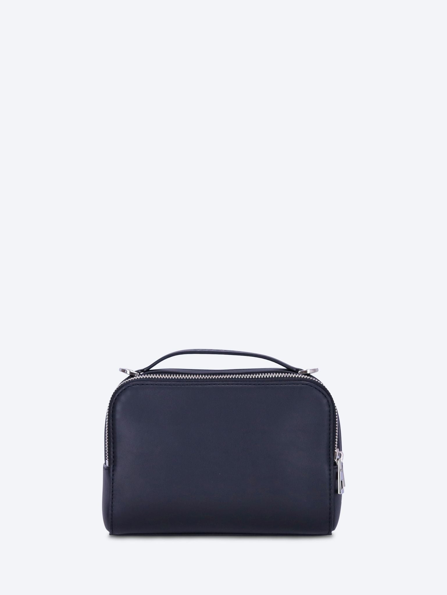 Satin leather loewe patch camera bag mini 5