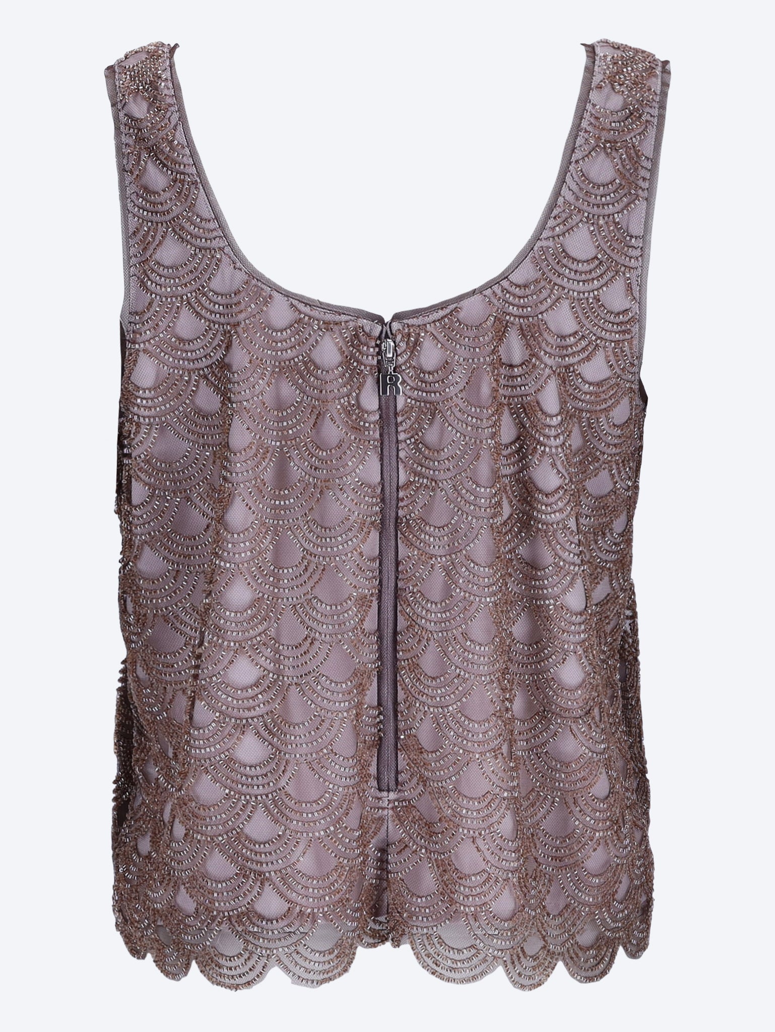 Scallop sequin top 3