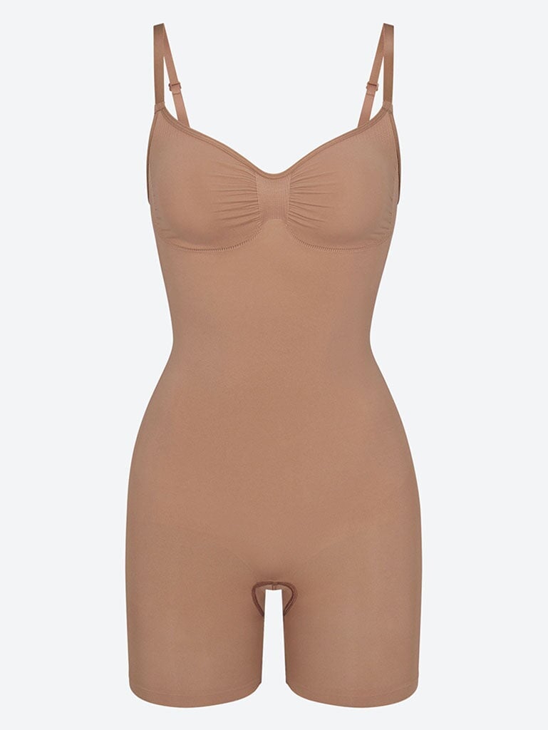 Body sculptant mi-cuisse sans couture 1