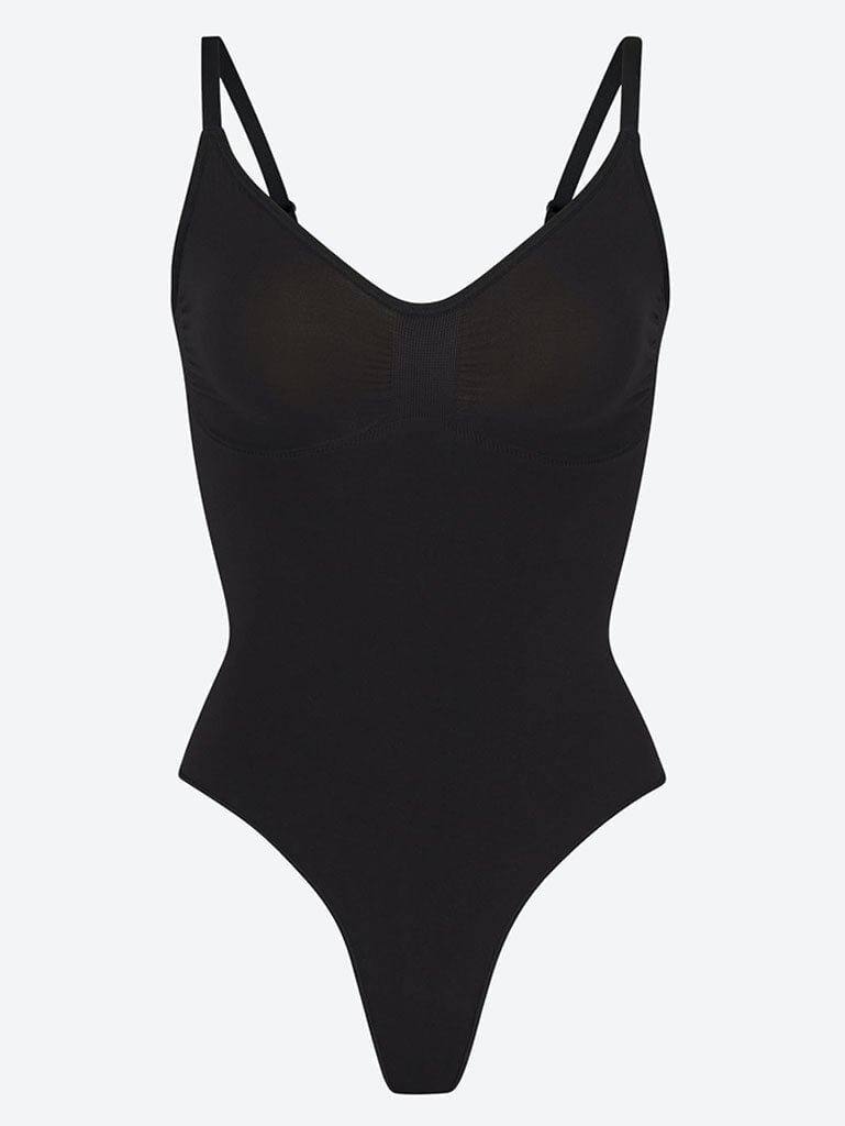 Seamless sculpt thong bodysuit 1