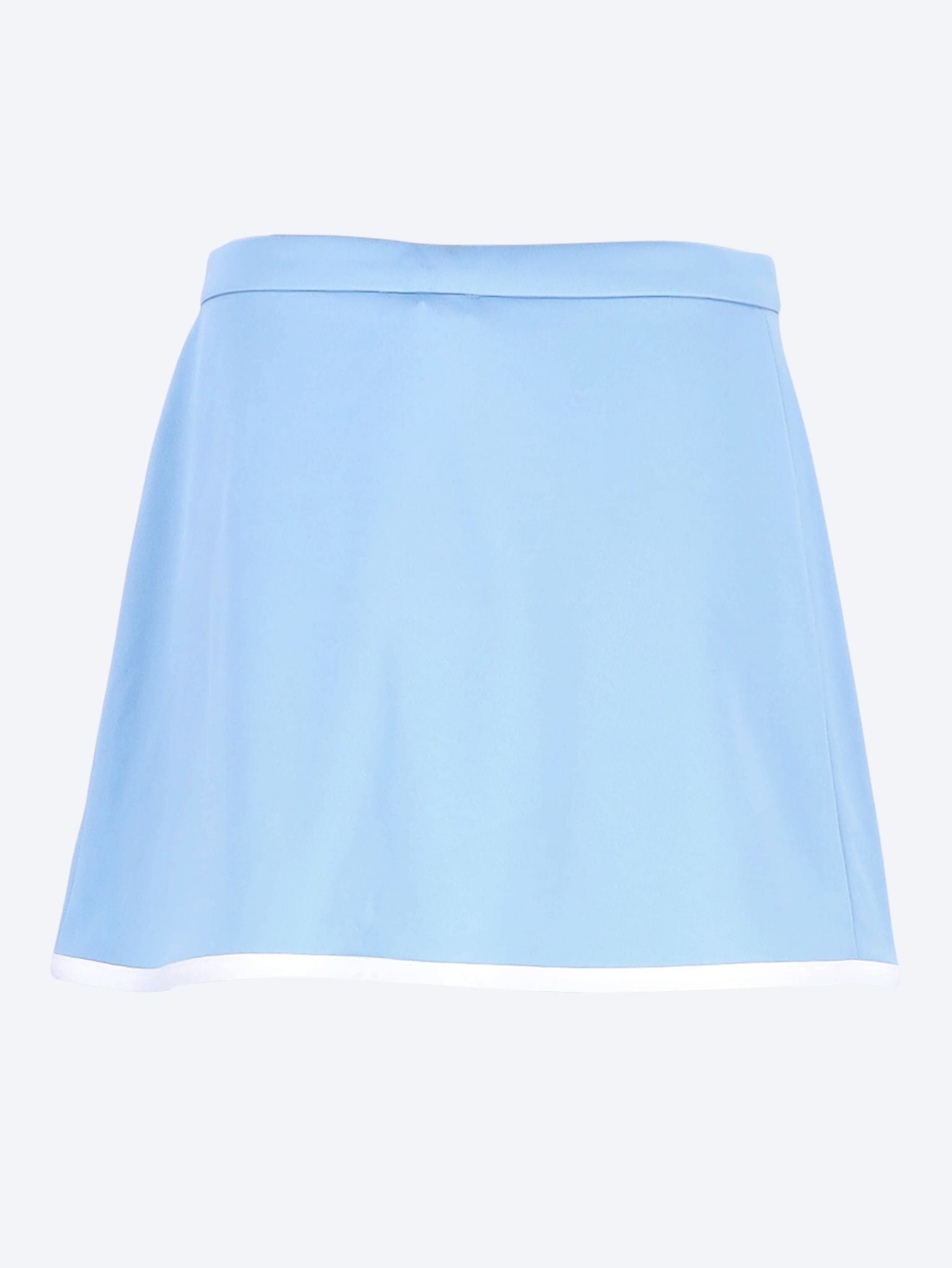 Serif logo embroidered wrap skirt 3