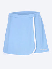 Serif logo embroidered wrap skirt ref: