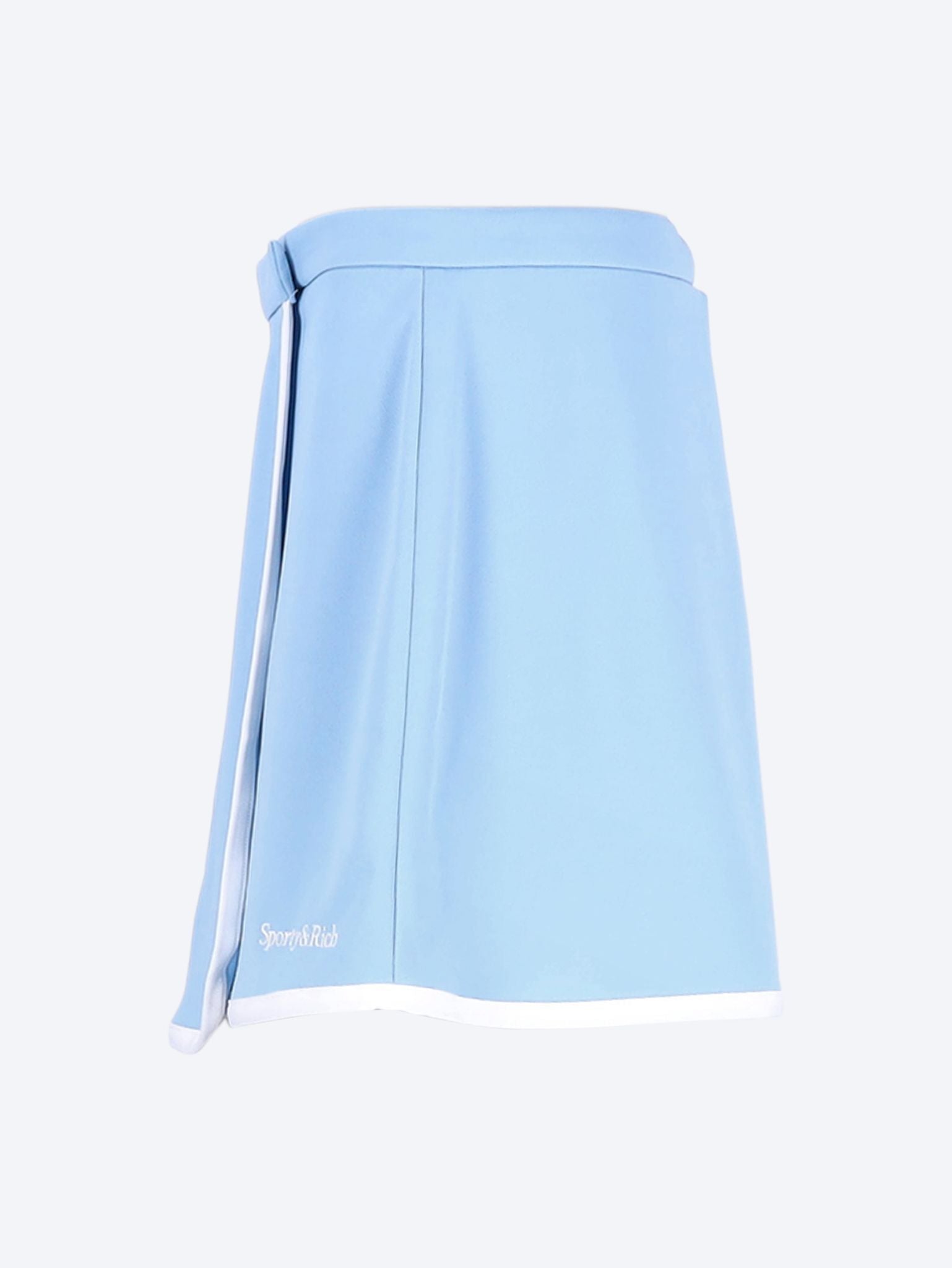 Serif logo embroidered wrap skirt 2