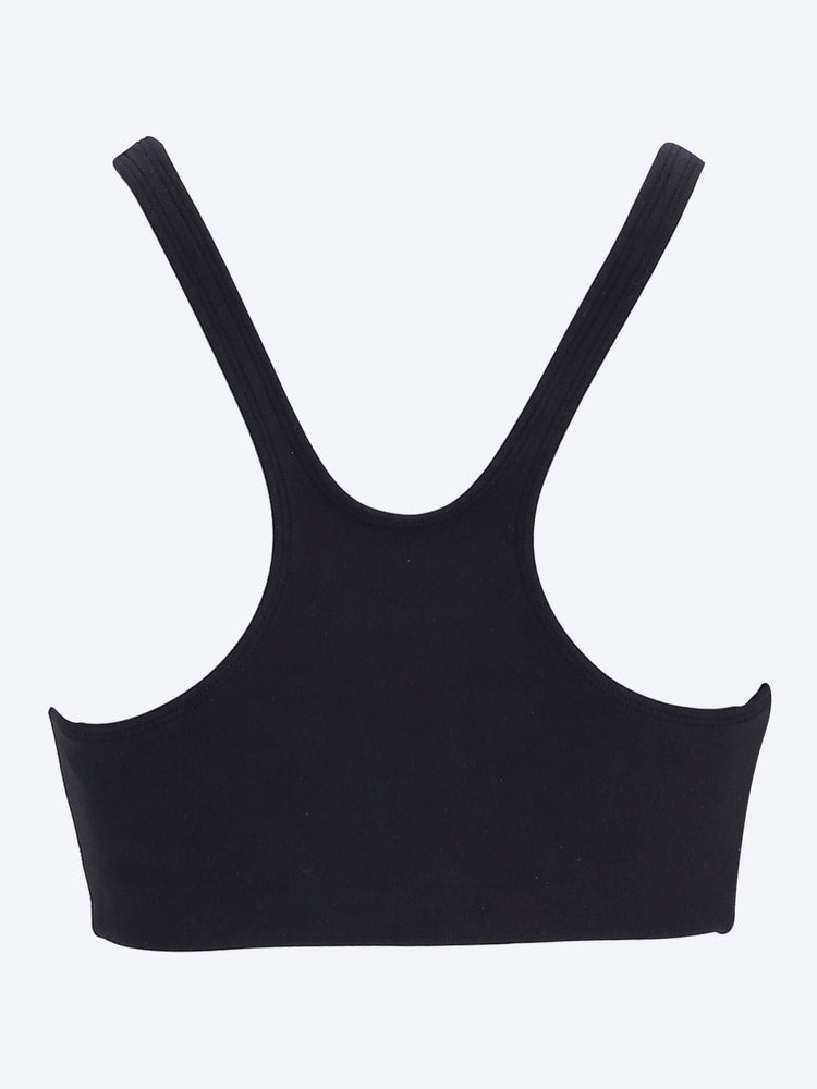 Serif logo sport bra 3