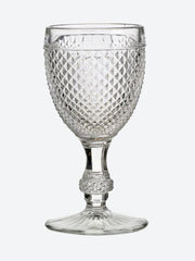 SET 4 RED WINE GOBLETS BICOS CLEAR ref: