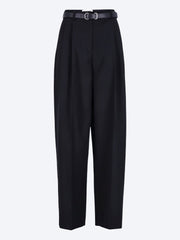 Pantalon de gabardine en laine tranchante ref: