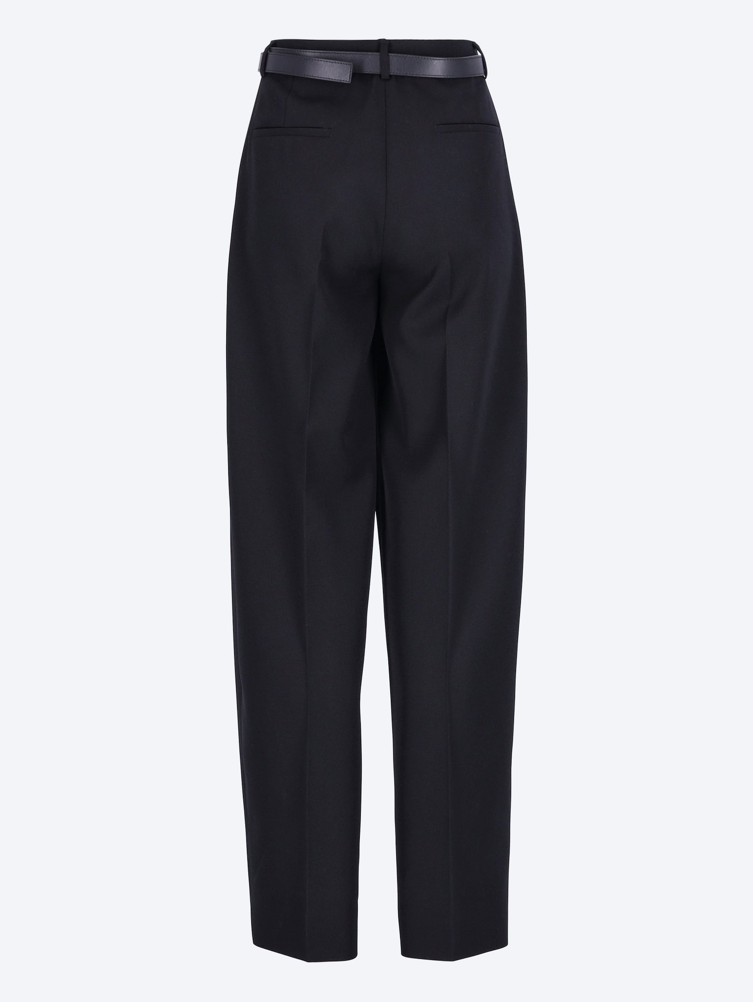 Pantalon de gabardine en laine tranchante 3