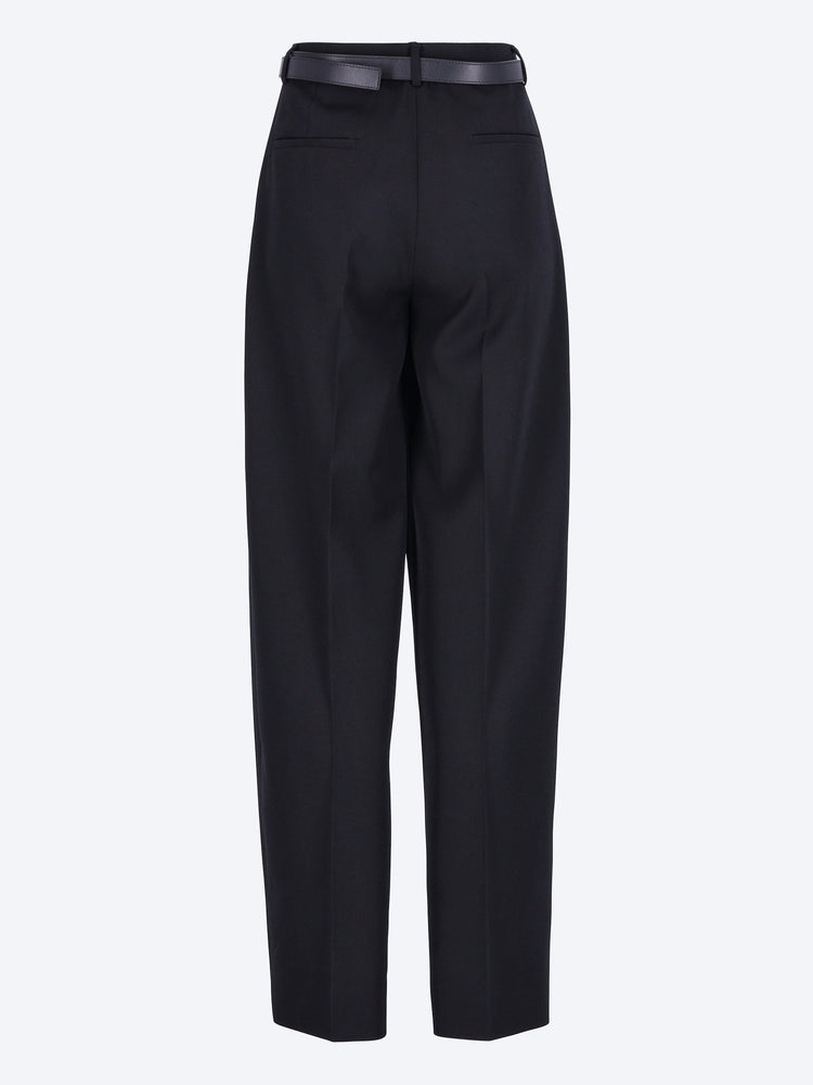 Pantalon de gabardine en laine tranchante 3