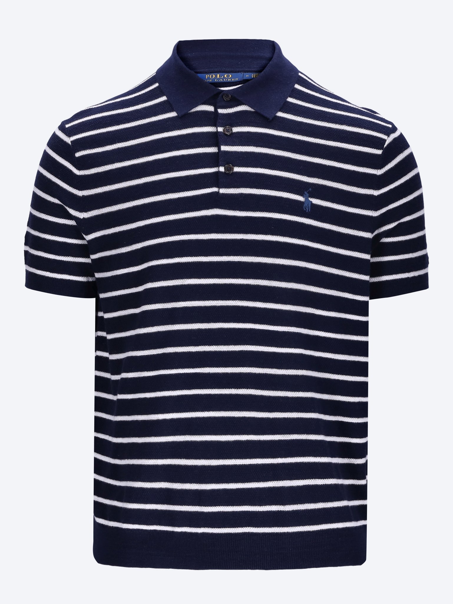 Short sleeve polo sweater 1