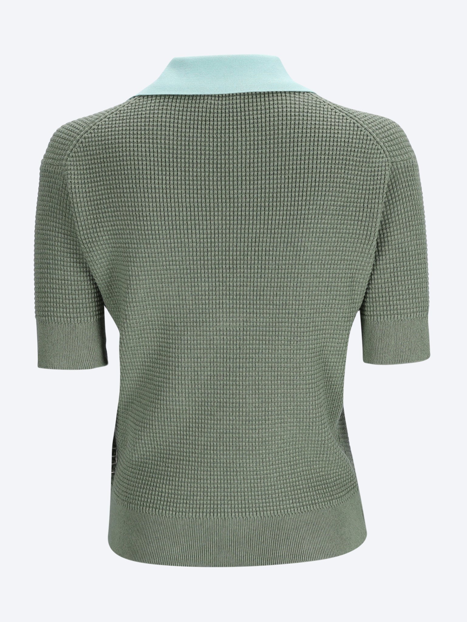 Short sleeve polo sweater 2