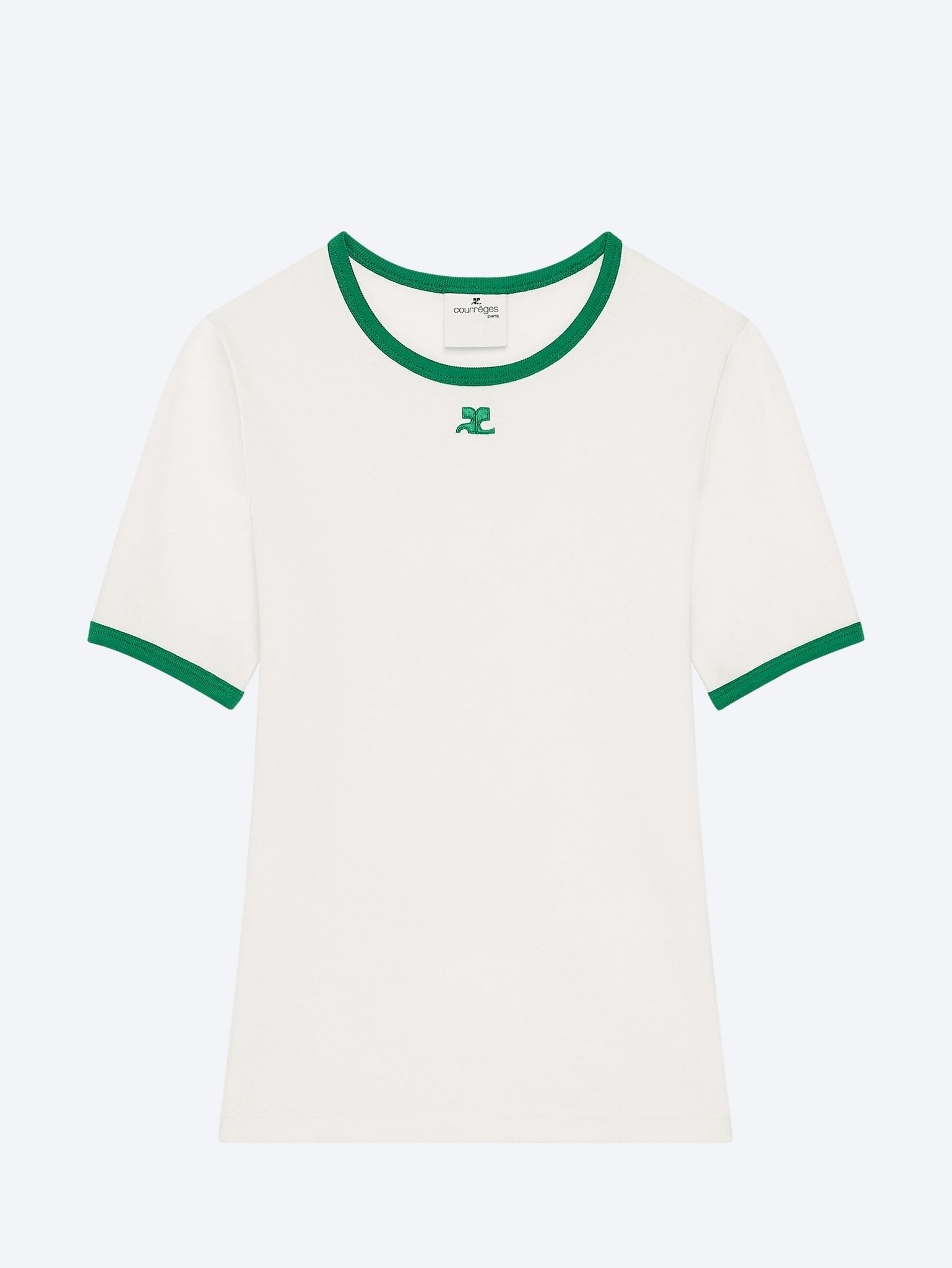 T-shirt contrasté signature 1