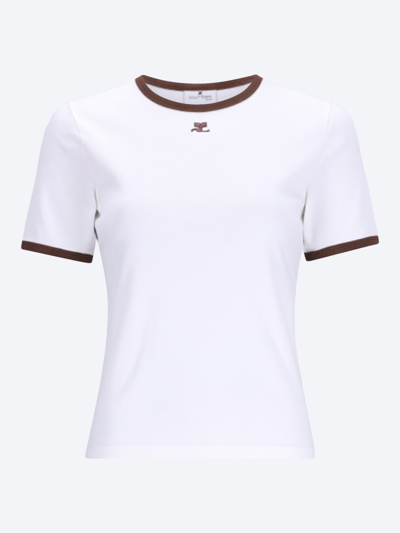 T-shirt contrasté signature 1