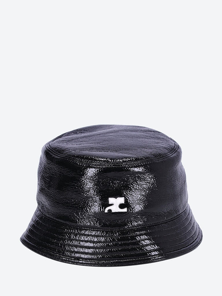 Signature vinyl bucket hat 1