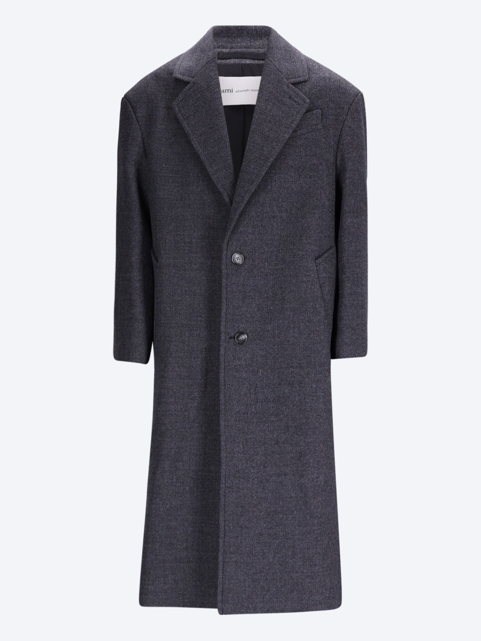 Single breasted long cozy coat 1