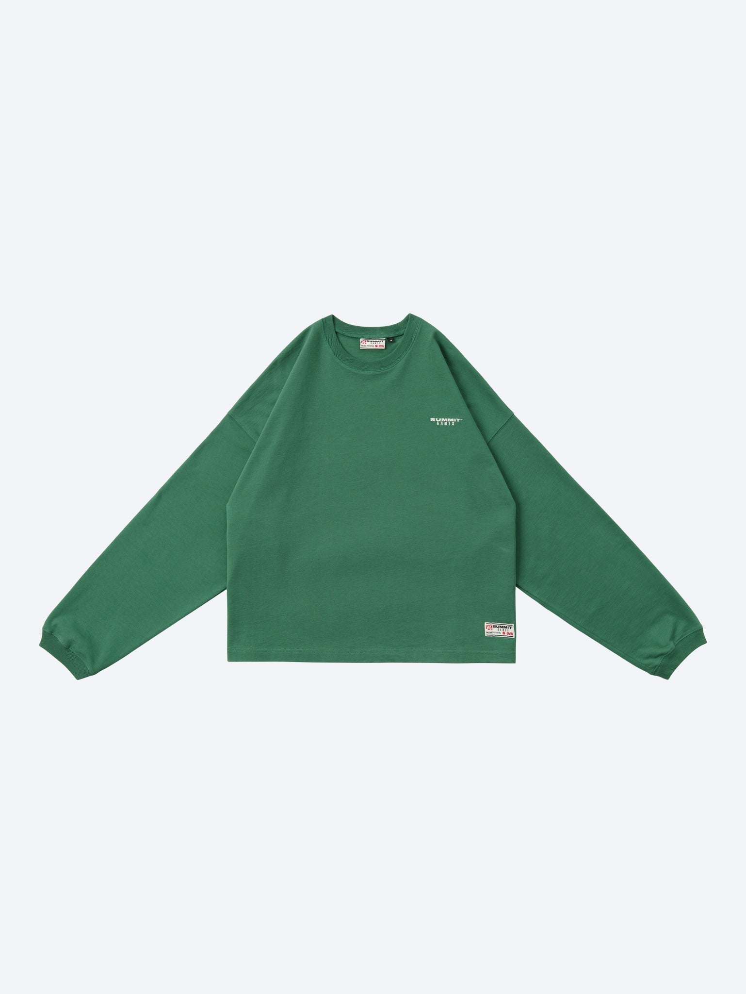 Skate logo crop long sleeve t-shirt 1