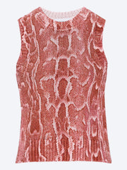 Sleeveless crewneck sweater ref: