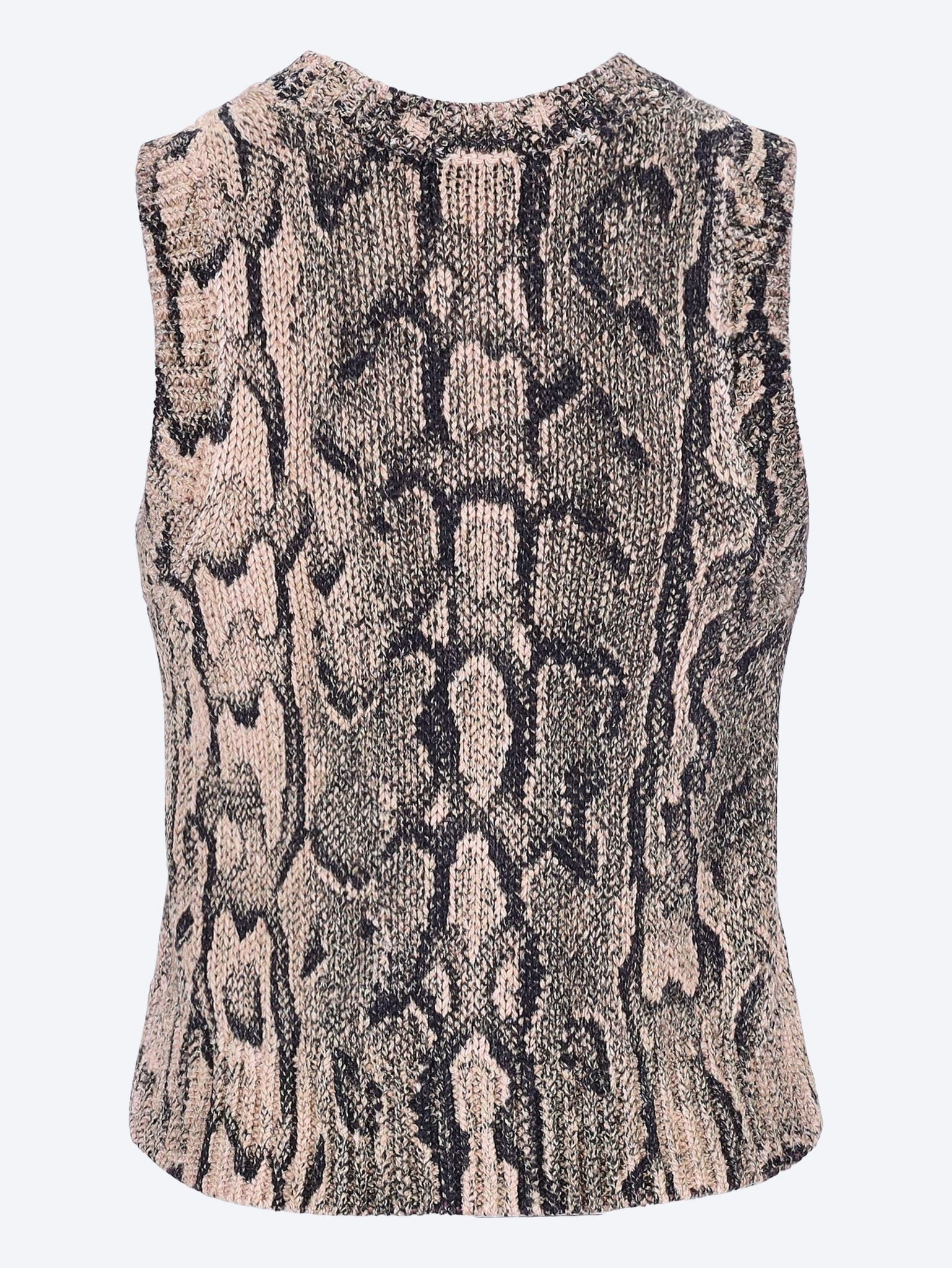 Sleeveless crewneck sweater 3