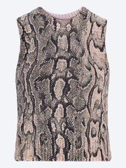 Sleeveless crewneck sweater ref: