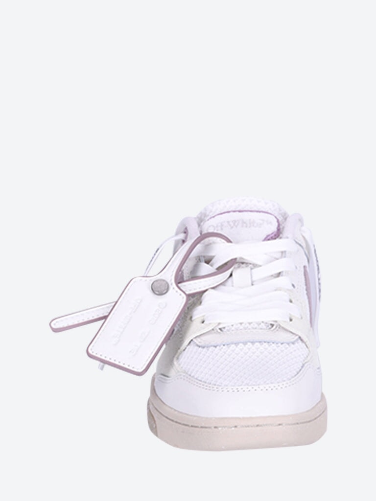 Slim out of office white/lilac sneakers 3