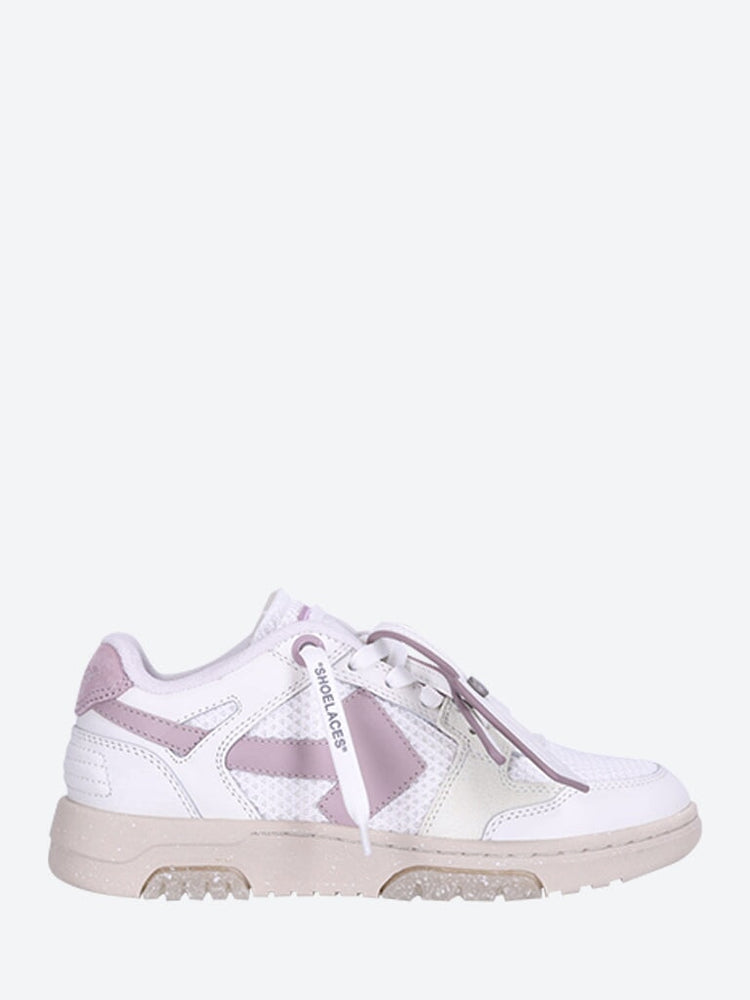 Slim out of office white/lilac sneakers 1
