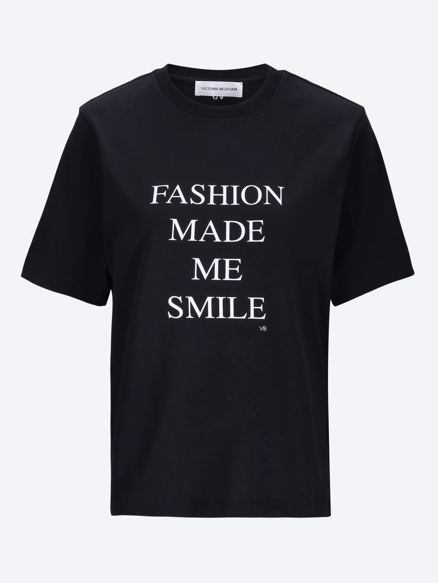 Slogan fashion made me smile t-shirt 1