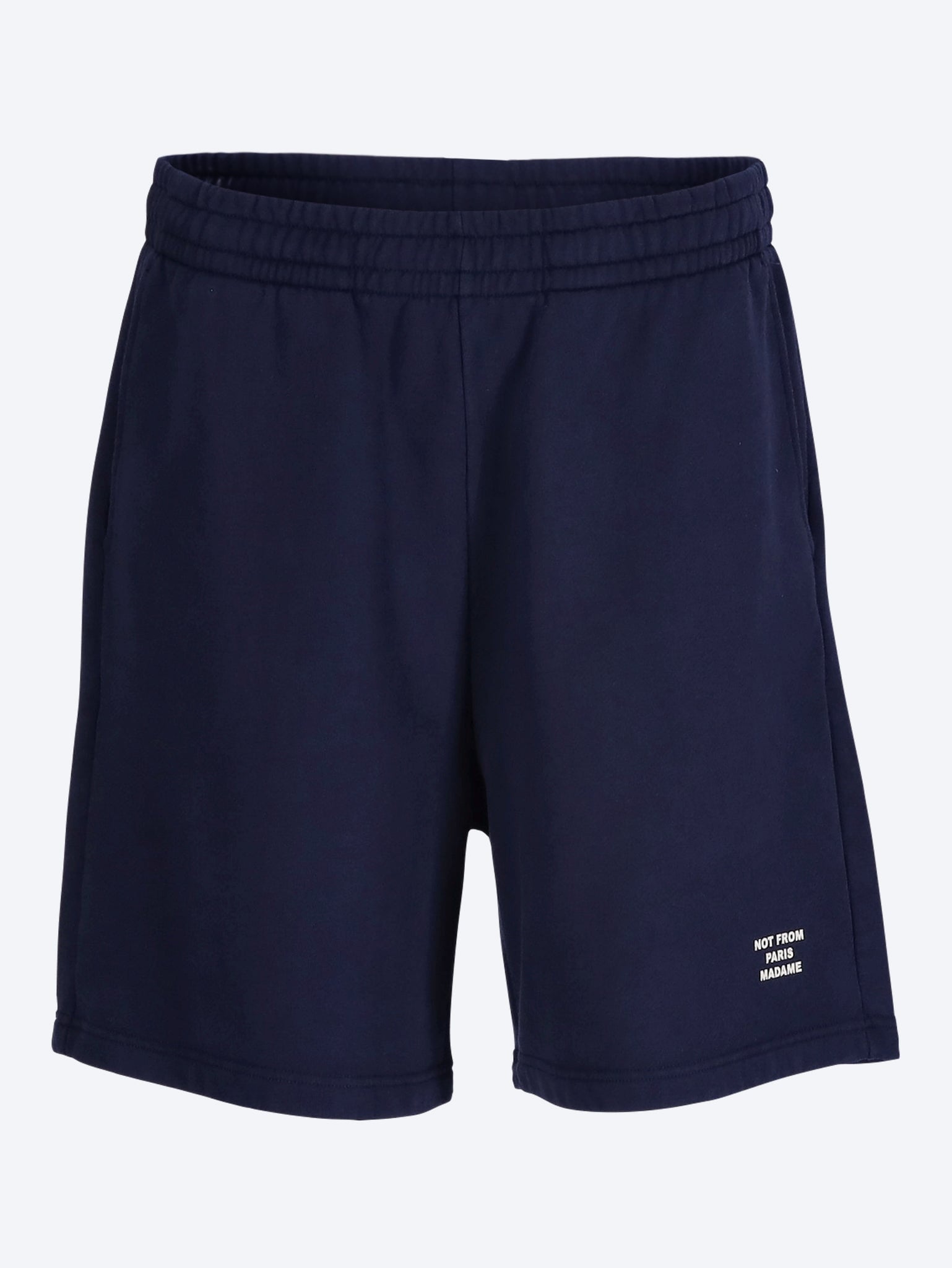 Slogan fleece shorts 1
