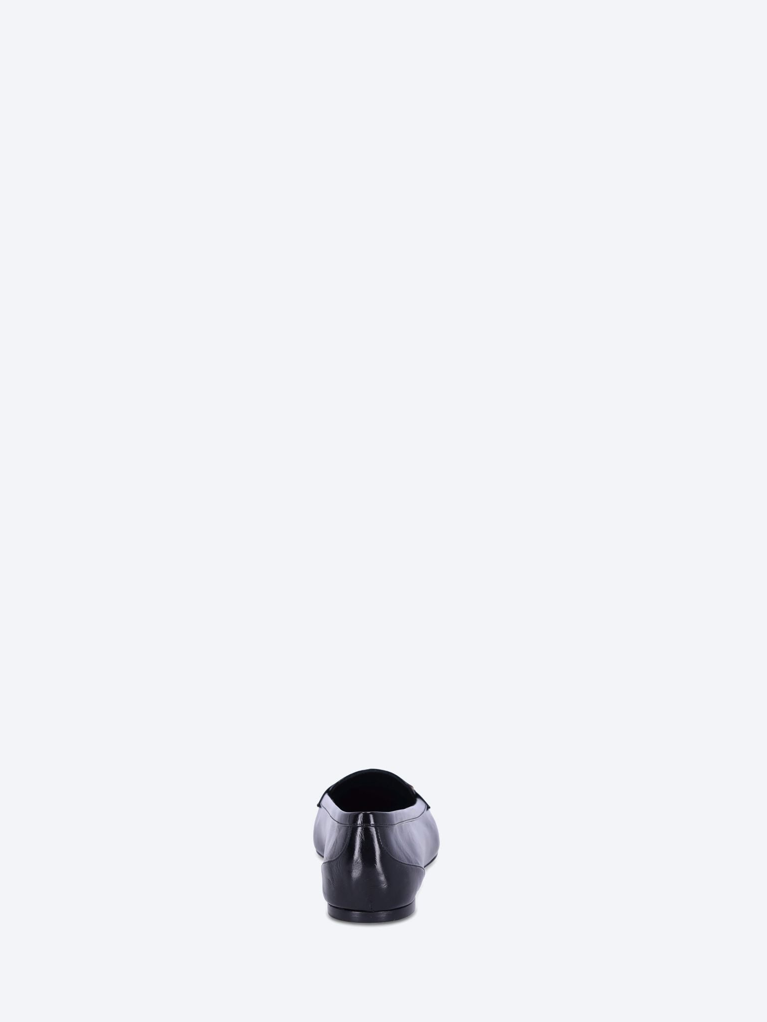 Smooth leather poppy ballerinas 5