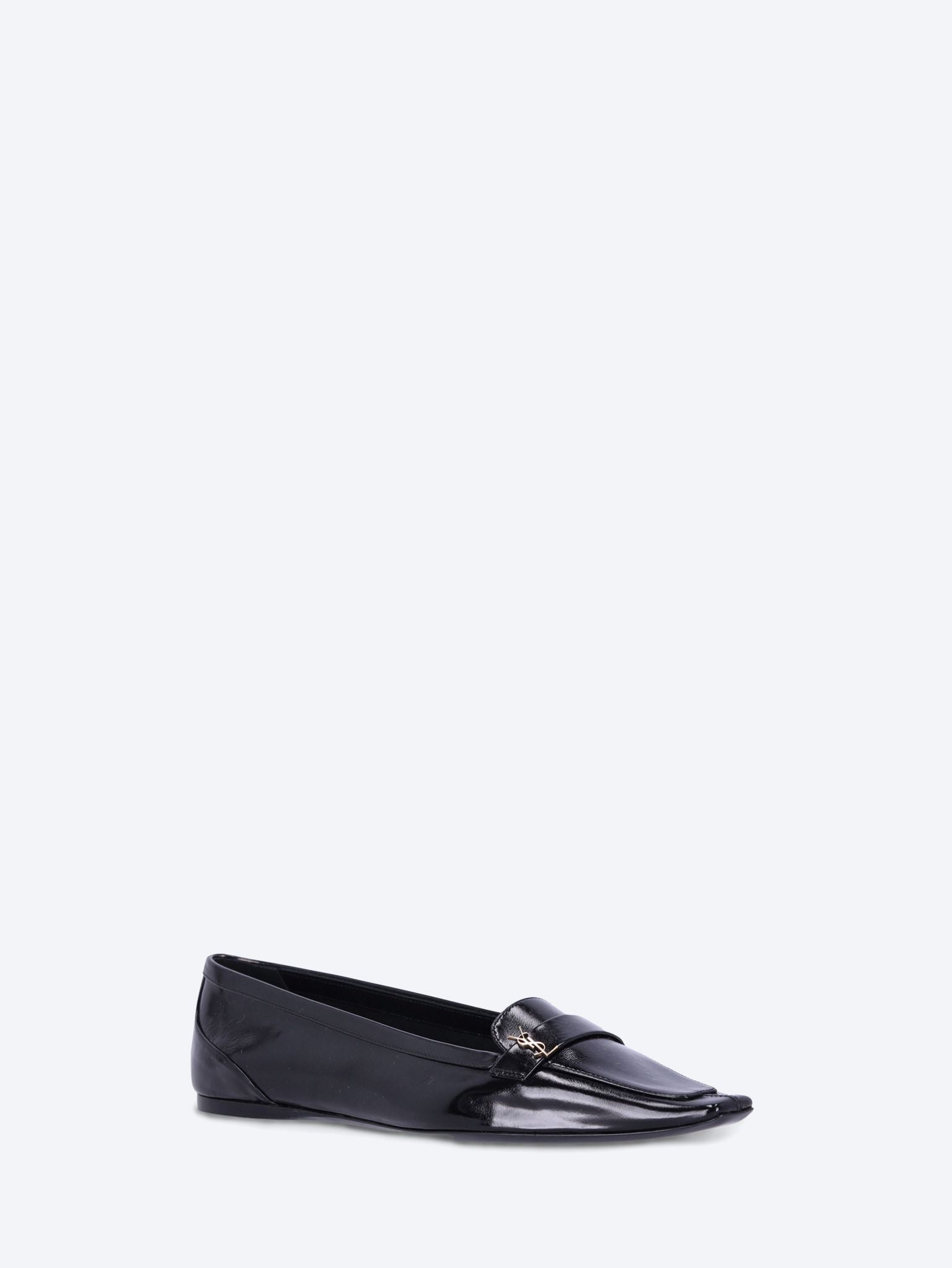 Smooth leather poppy ballerinas 2