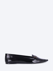 Smooth leather poppy ballerinas ref: