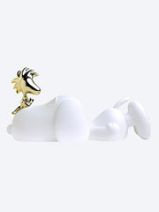Snoopy Et Woodstock Blanc Et Or ref: