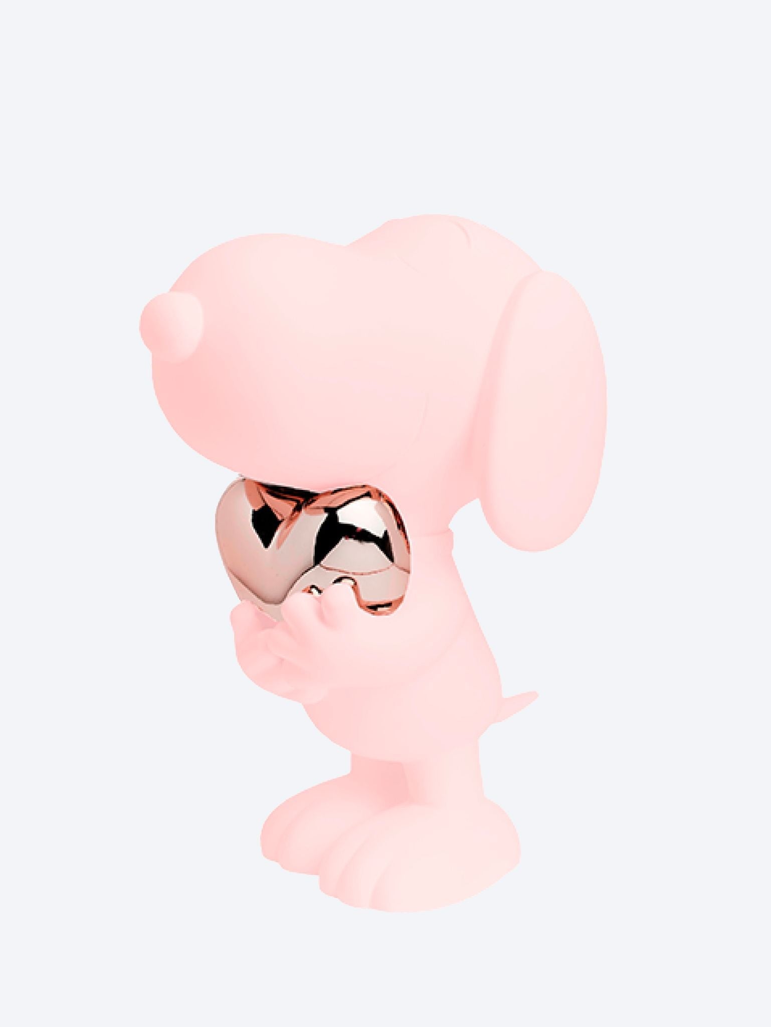 Snoopy Heart 27 Cm Pink & Rose Gold 1