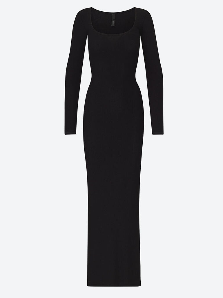 Soft lounge long sleeve dress 1