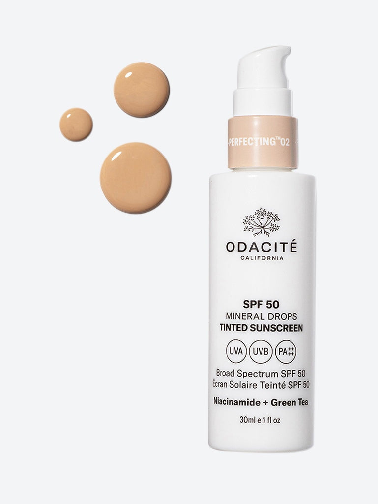 Spf50 tinted mineral drops flex-perfecting sunscreen fp-02 30ml 1