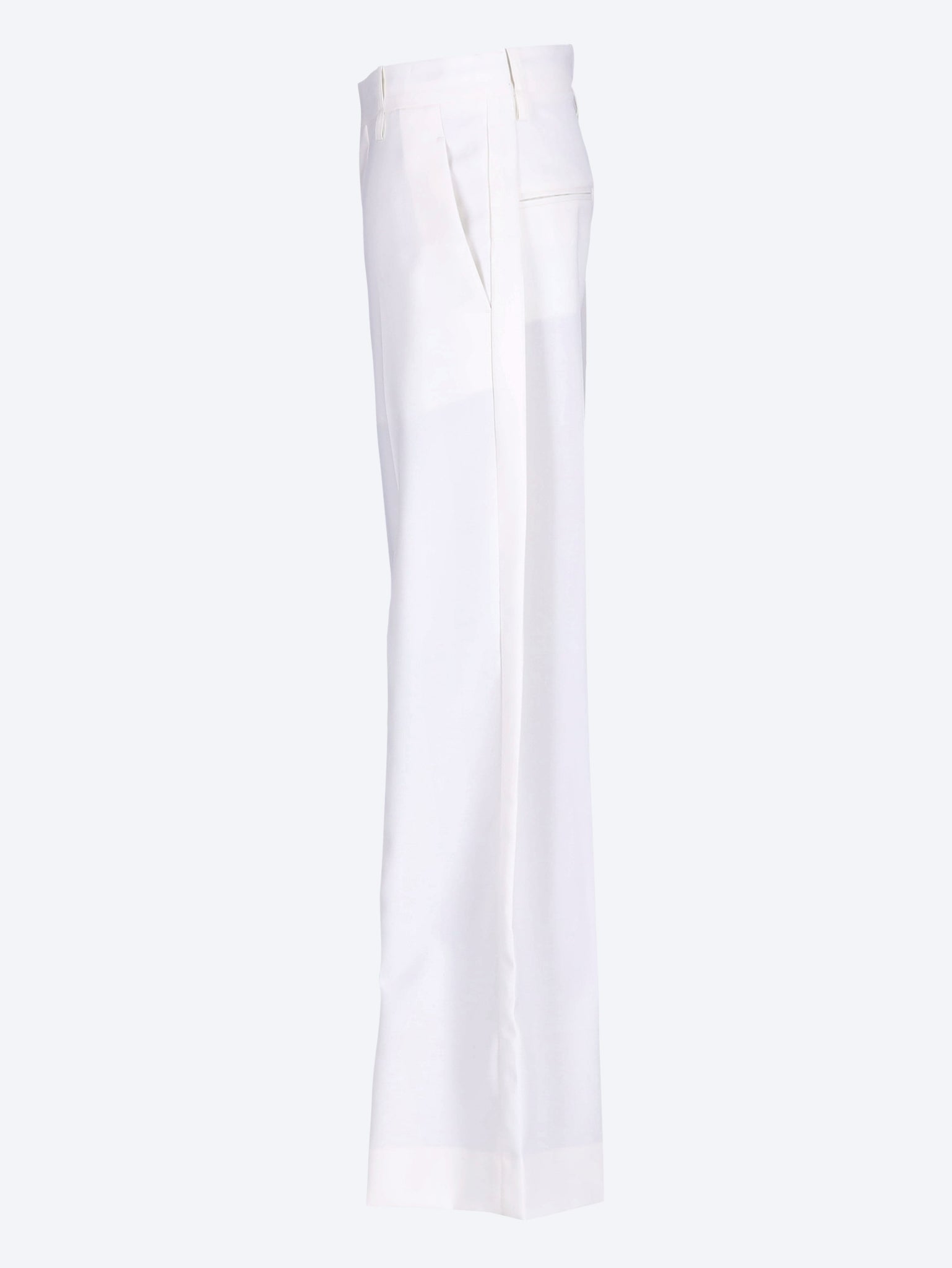 Straight leg folded pants 2