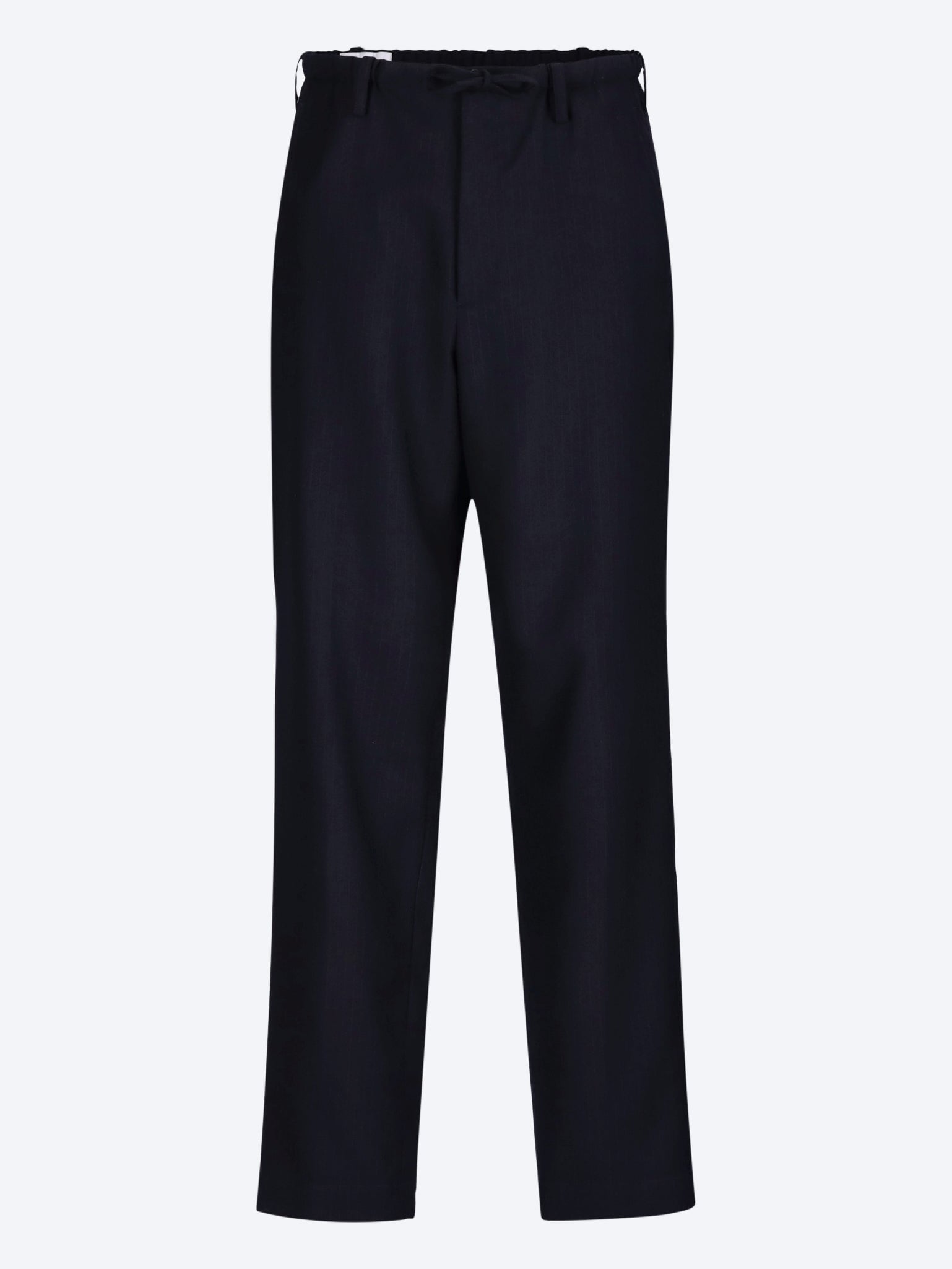 Straight-leg mid-rise pants 1