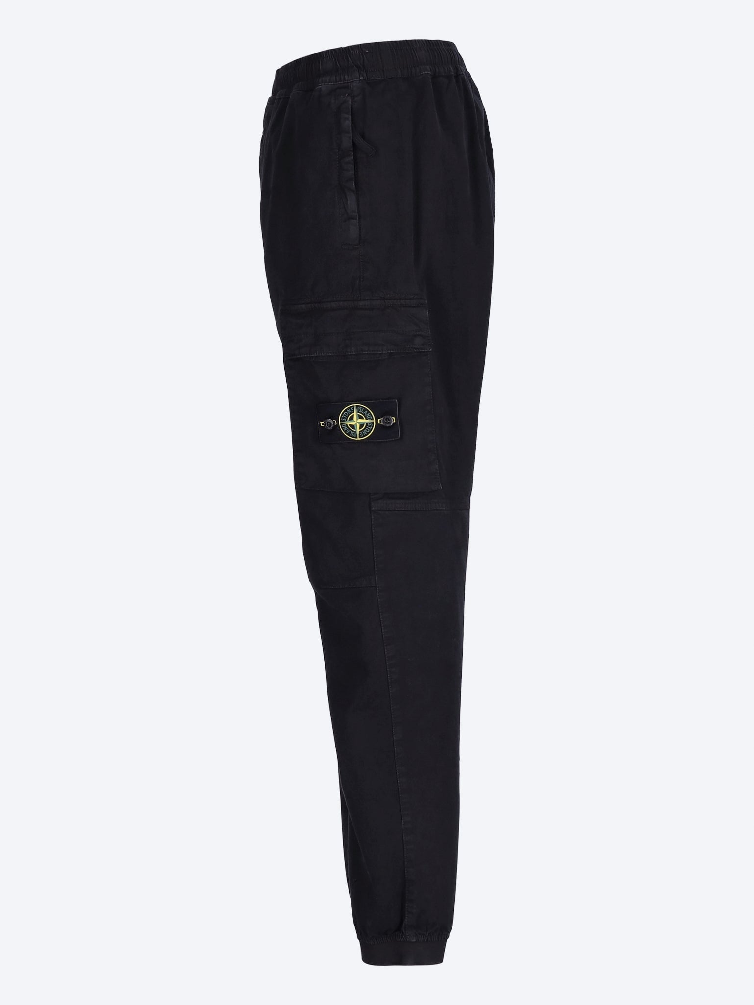 Stretch organic broken twill cotton garment dyed old effect pants 2