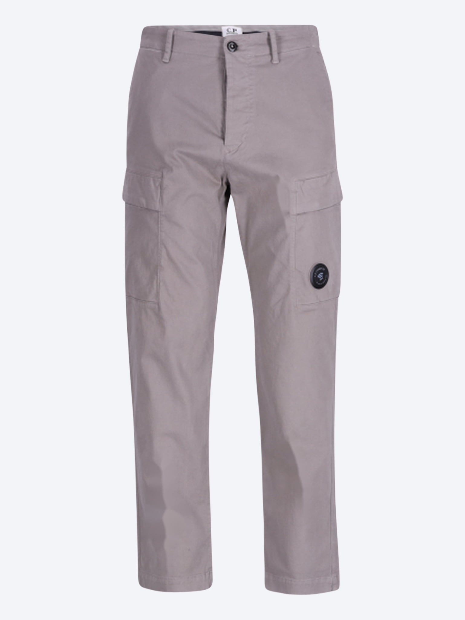 Pantalon cargo régulier en satin stretch 1