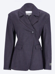 Black Pinstripe Blazer ref: