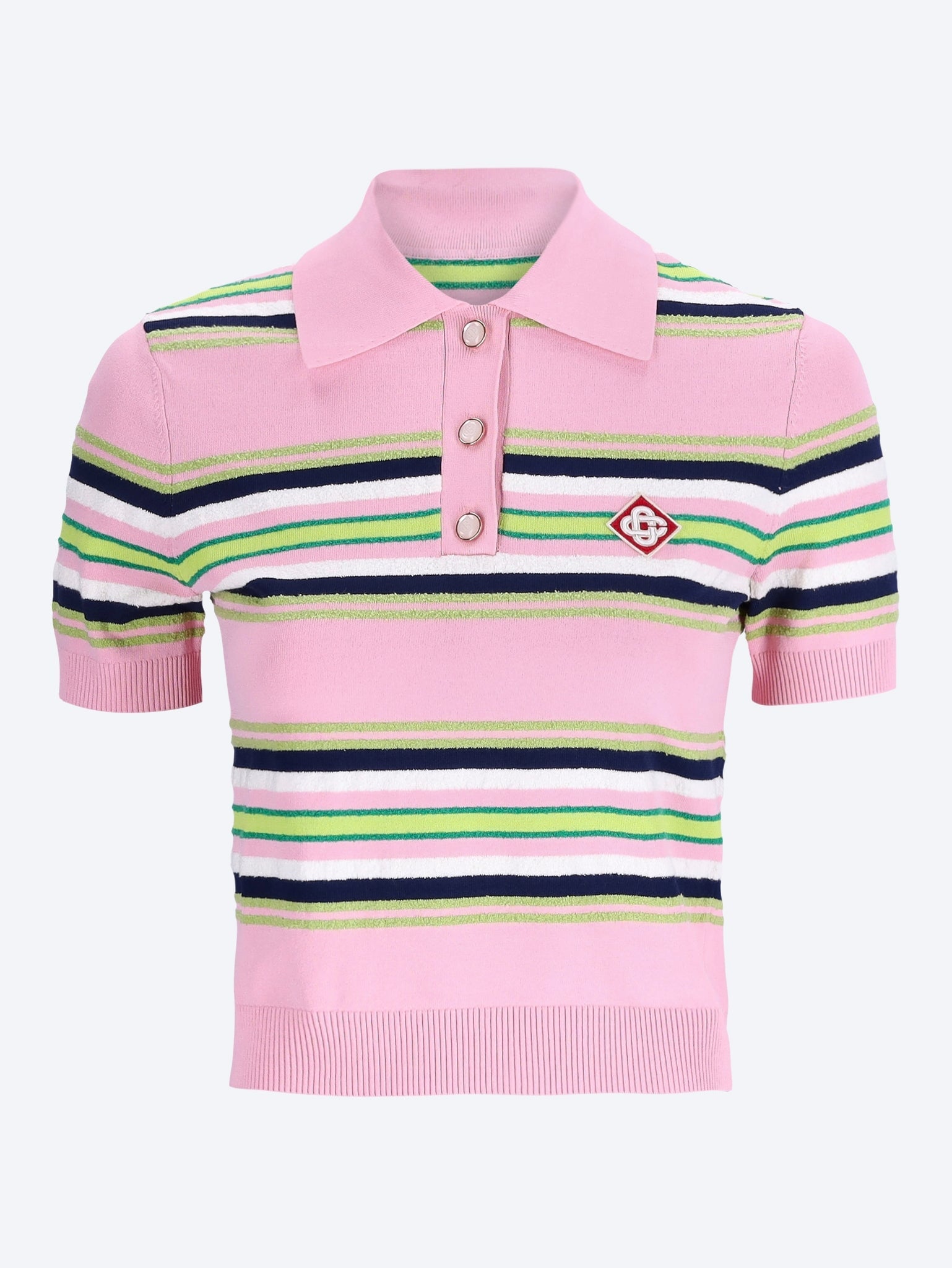 Stripe fitted polo 1