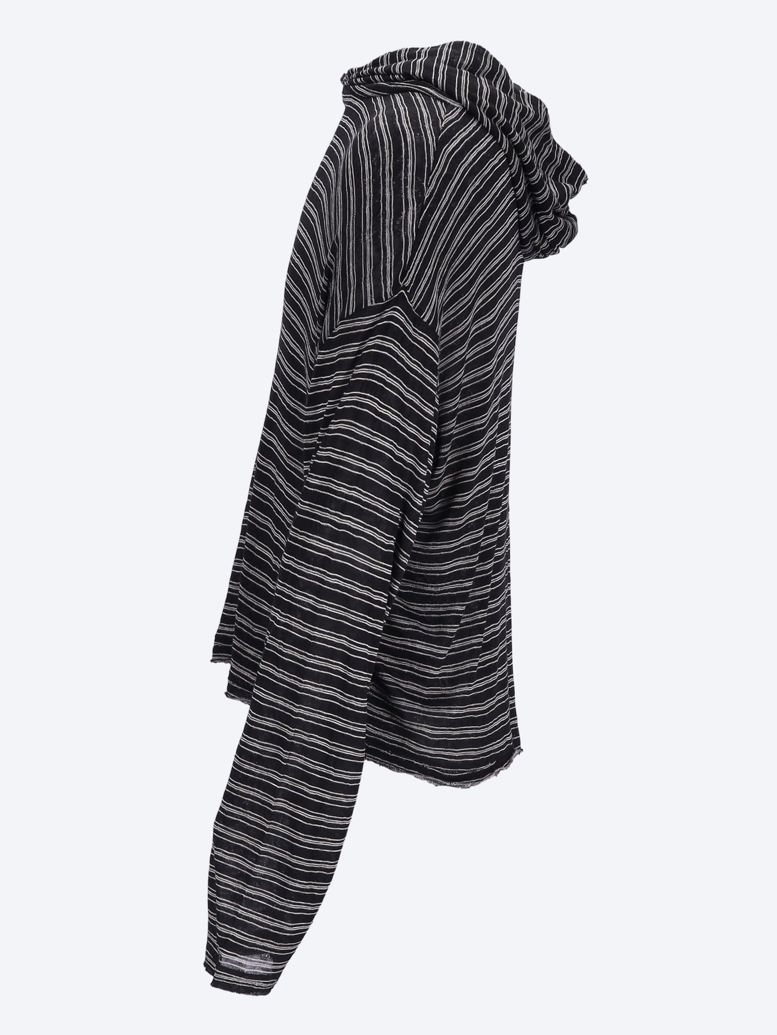 Striped jersey layering hoodies 2