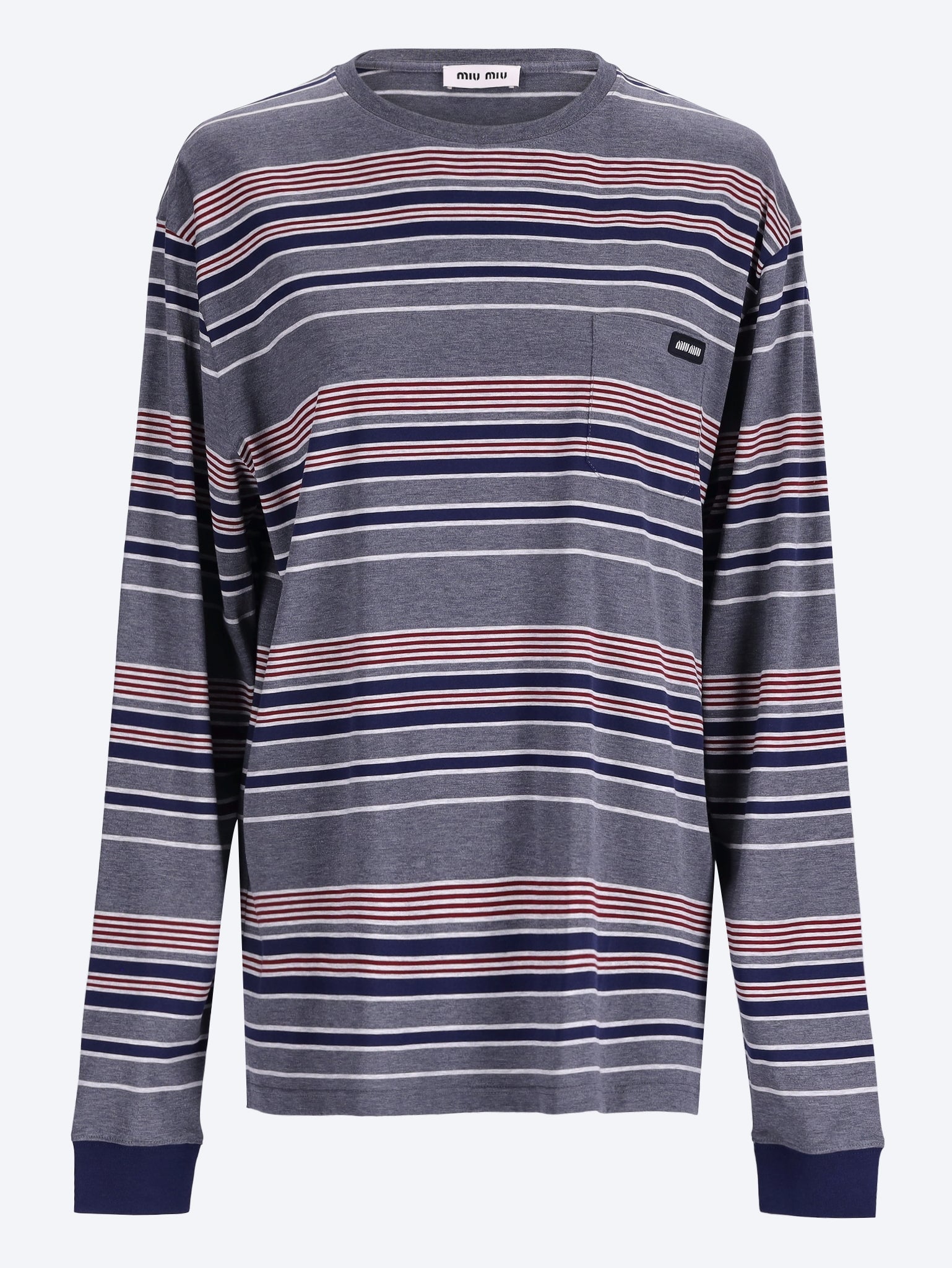 Striped jersey sweater 1