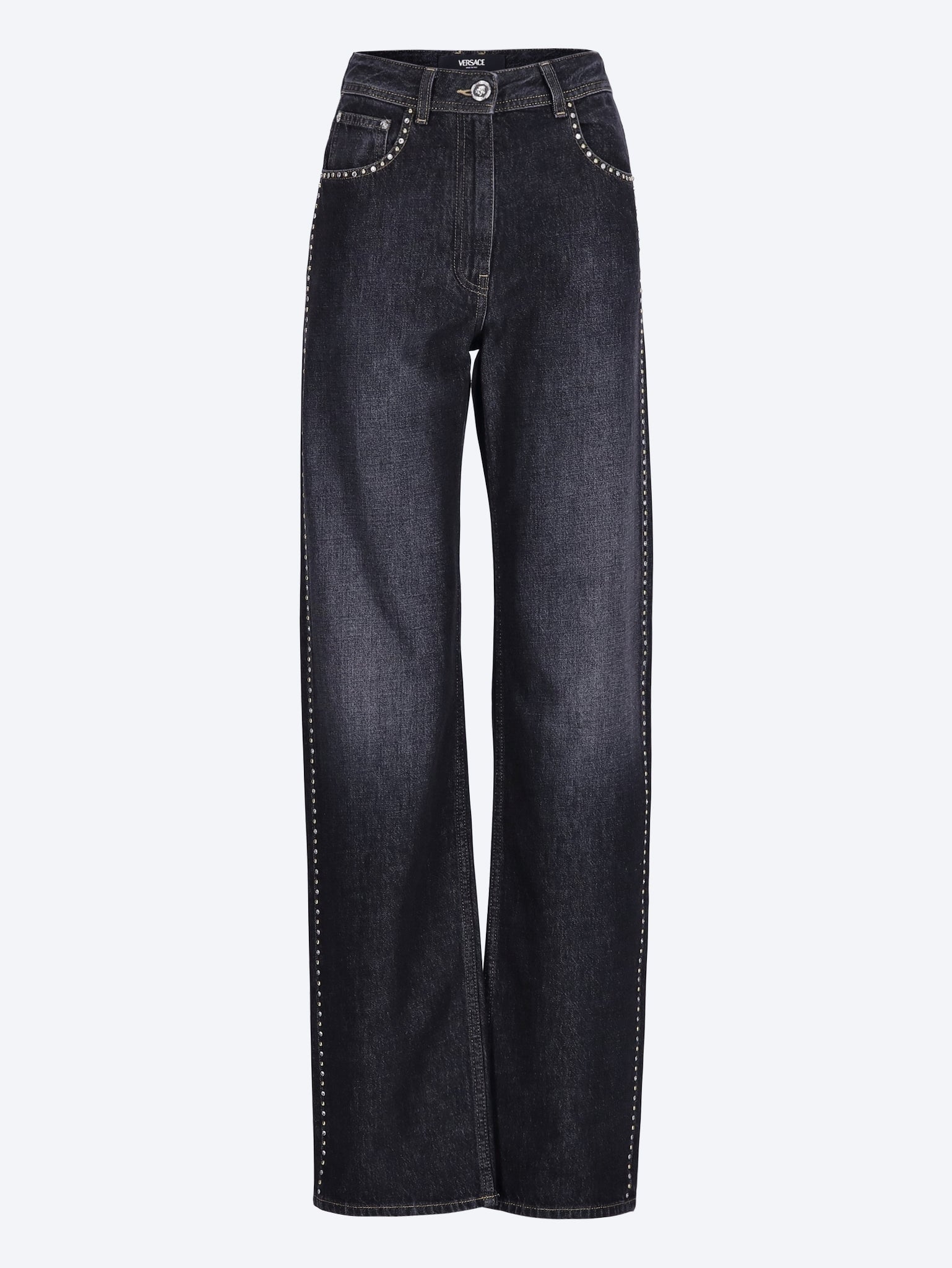 Studs washed jeans 1