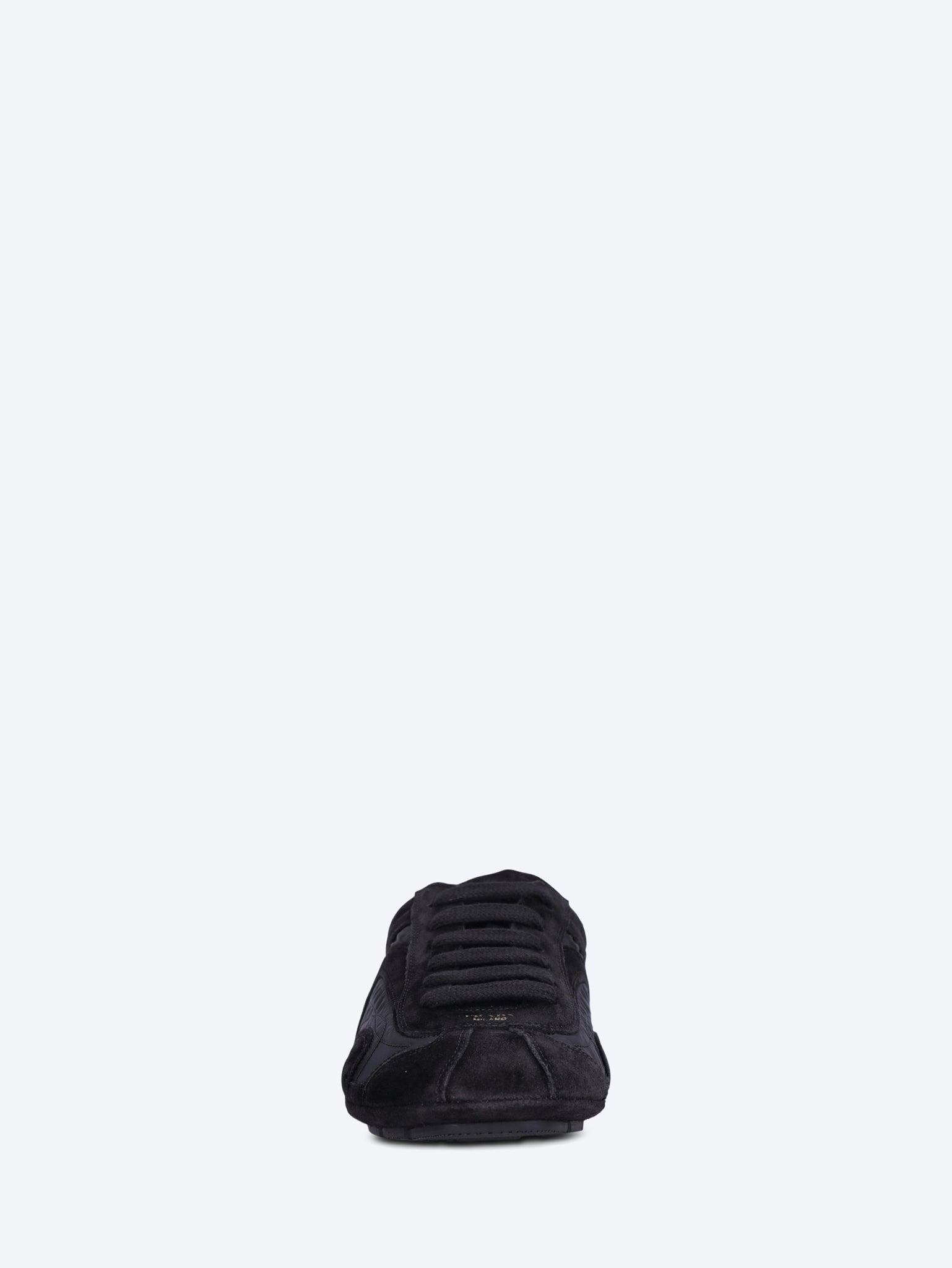 Suede and nylon sneakers 3