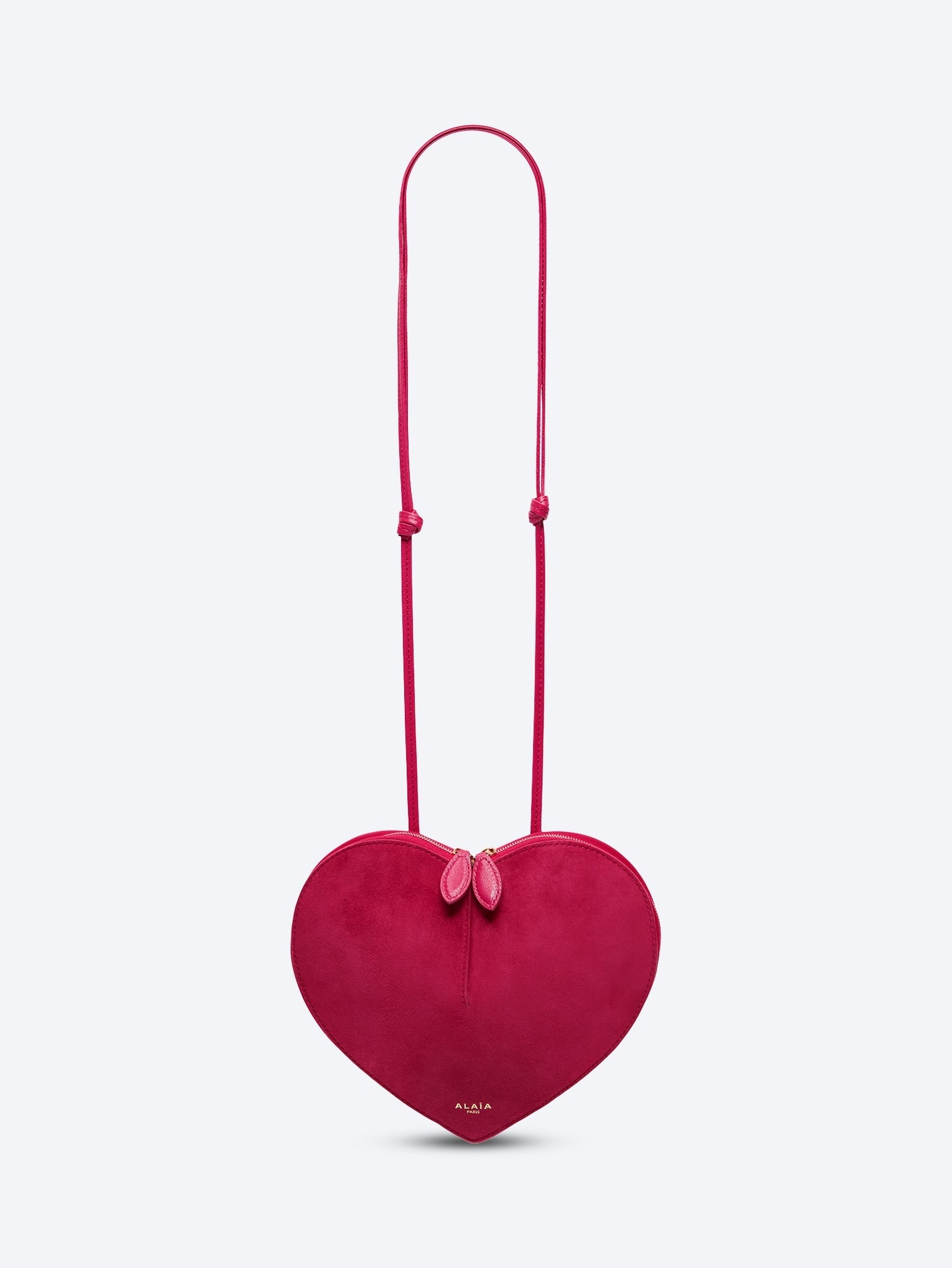 Suede le coeur shoulder bag 1