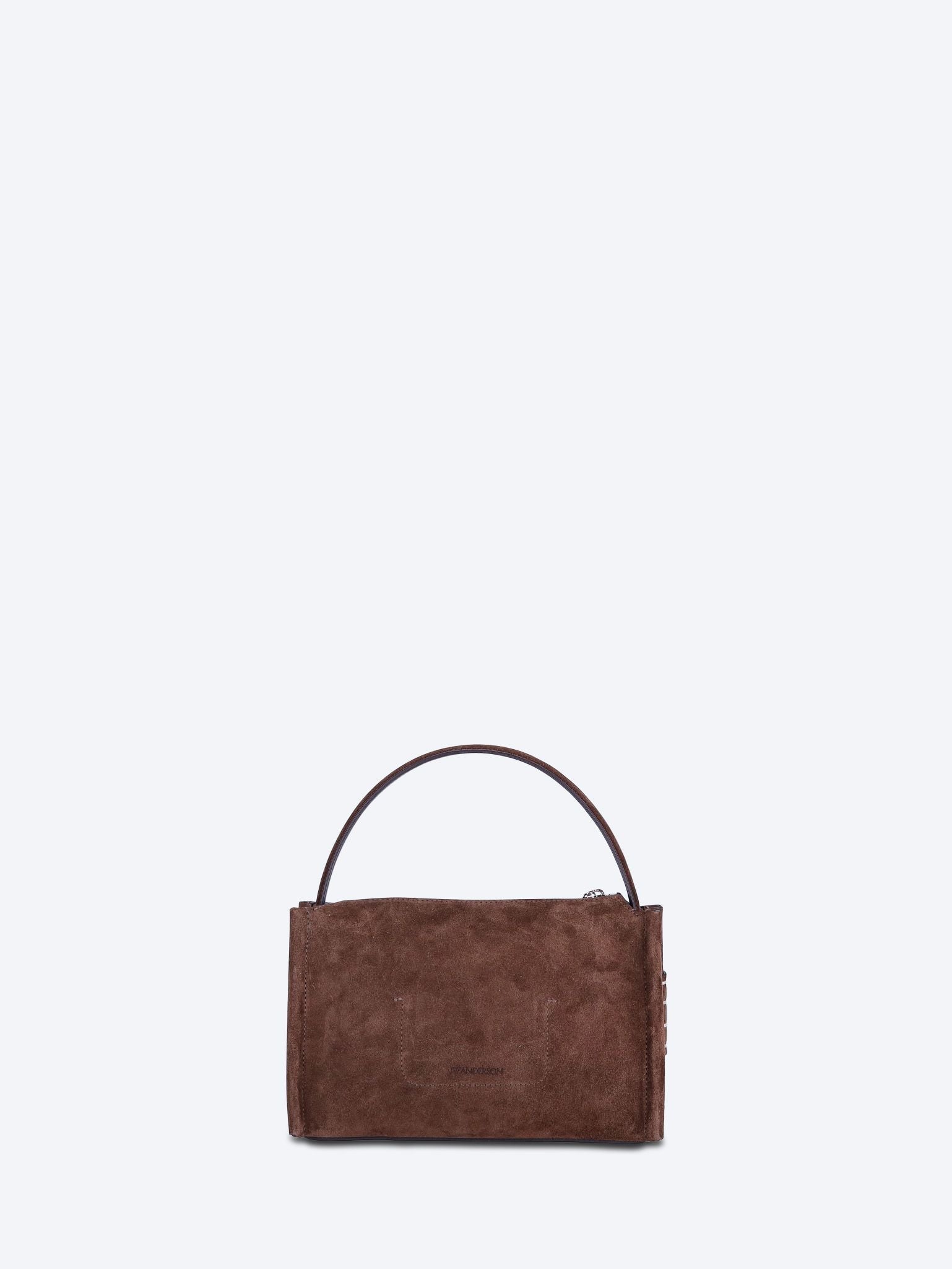 Suede small loafer bag 5