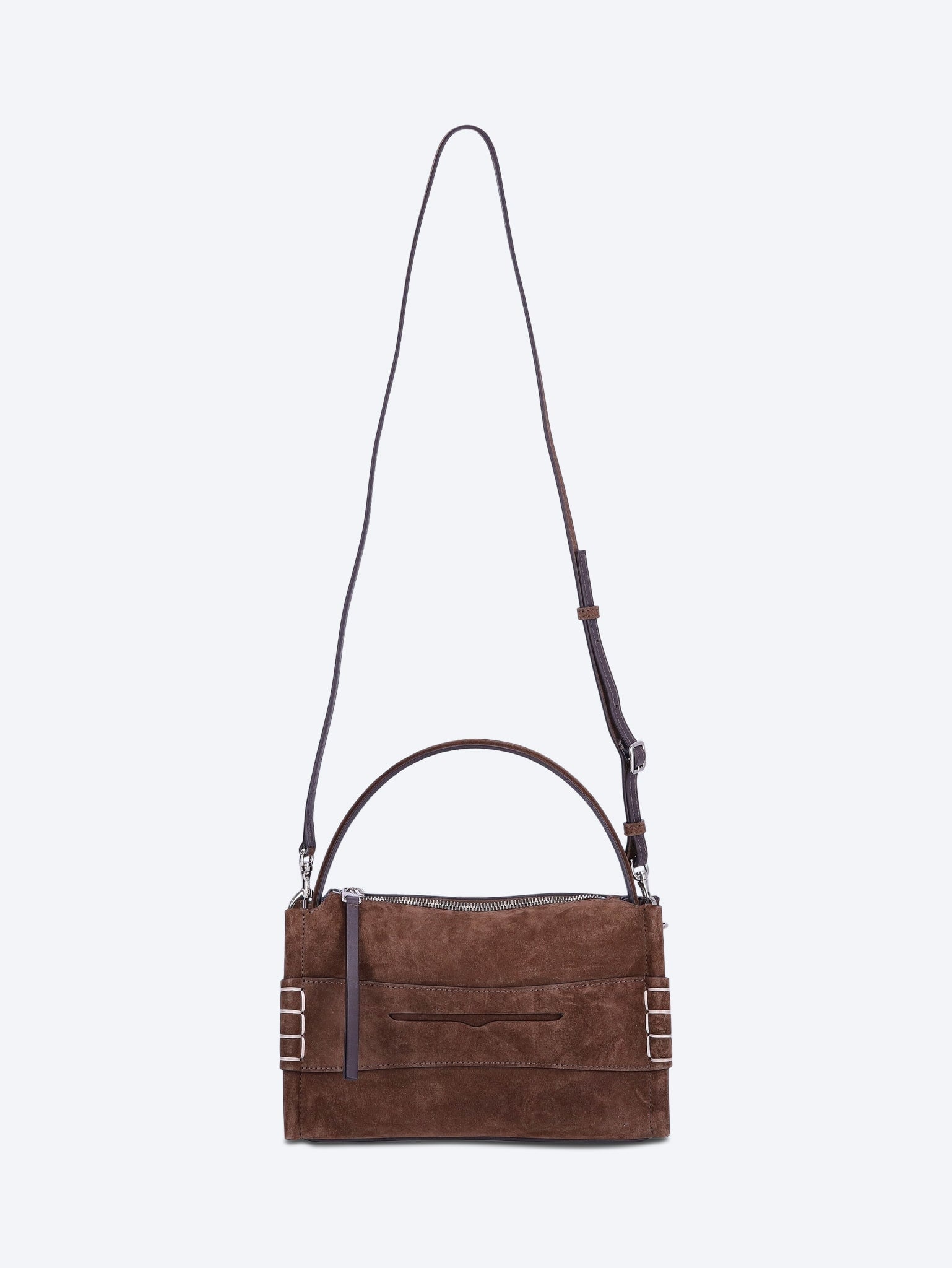 Suede small loafer bag 3